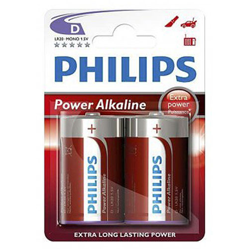 Pila Philips LR20 2 unidades