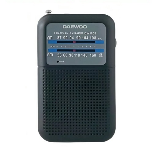 Radio analógica DAEWOO DW1008BLK Negra