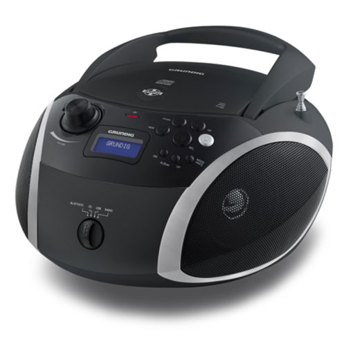 Radio CD Grundig RCD1500BT Black Bluetooth USB 2.0 pilas y luz