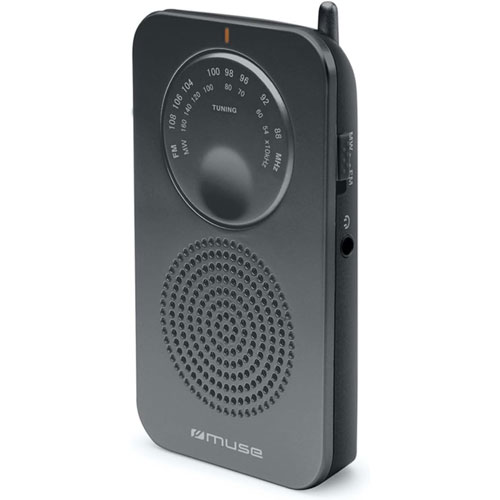 Radio de bolsillo analógica MUSE M-01RS