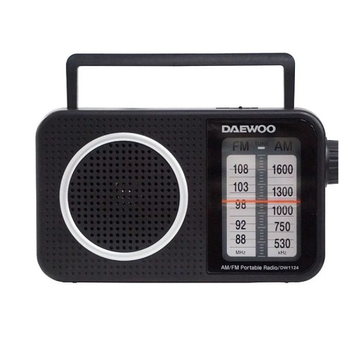 Radio digital portátil DAEWOO DW1124 Negra