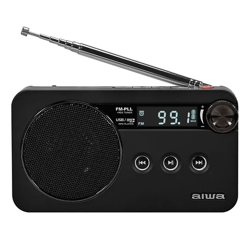 Radio portátil AIWA RS-77 PILL/BK Negra