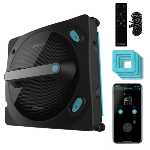 Robot limpiacristales 4 en 1 Cecotec Conga Windroid 1490 TwerkingSpray Connected ref.08060