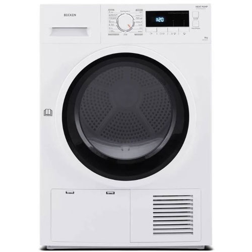 Secadora con bomba de calor Becken BDM8817 HP 8Kg A++ Blanca