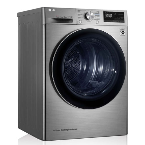 Secadora LG RH90V9PV2N con bomba de calor 9Kg A+++ Inox