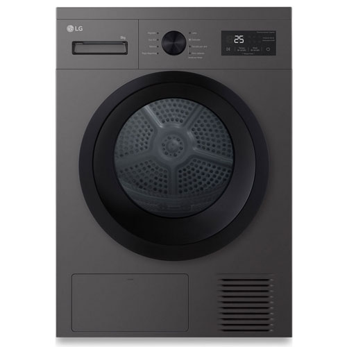 Secadora LG RHA1008NDK con bomba de calor 8Kg D Negro grafito