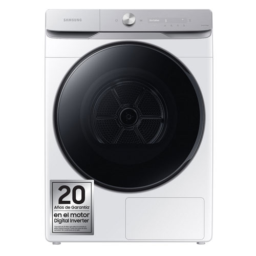 Secadora Samsung DV16DG8600BWU3 AI con bomba de calor 16Kg C Blanco