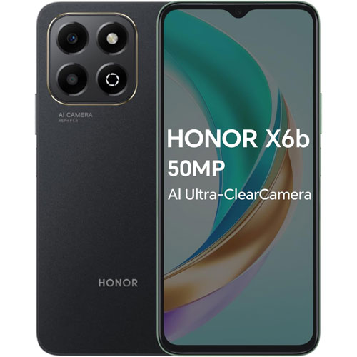 Smartphone Honor X6B 4/128 Negro 4G NFC