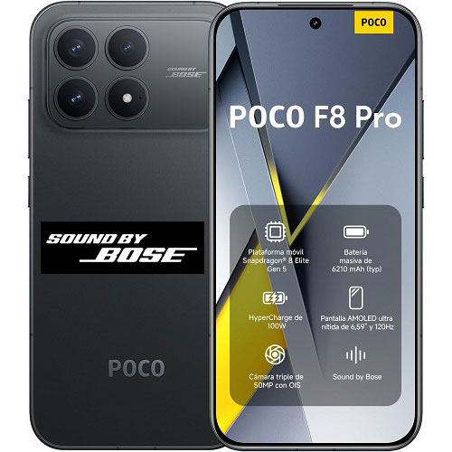 Smartphone Pocophone F8 PRO 5G 12/256 Negro