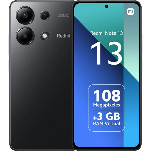 Smartphone Xiaomi Redmi Note 13 4G 6/128 Negro