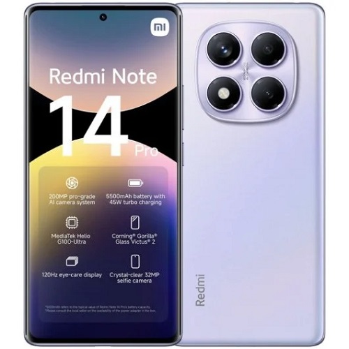 Smartphone Xiaomi Redmi Note 14 PRO 4G 8/256 Purple