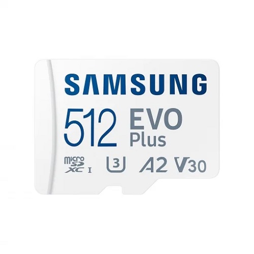 Tarjeta Micro SD Samsung 512GB EVO plus clase 10 MB-MC512S