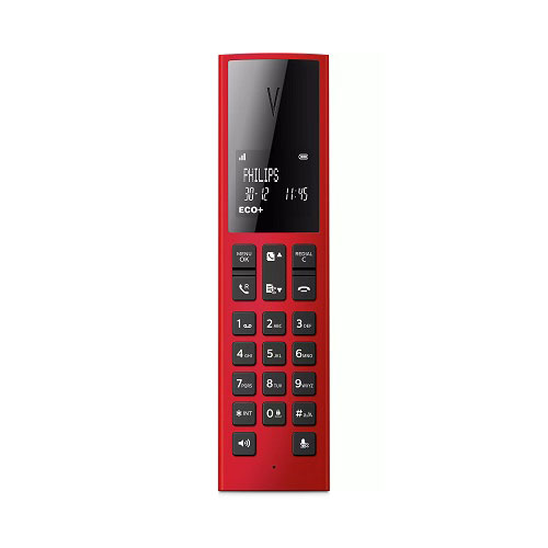 Teléfono inalámbrico Philips M3501R rojo