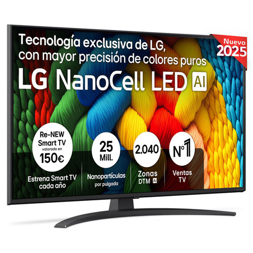 Televisor LG 43NANO81A6A 43" UHD G Smart TV