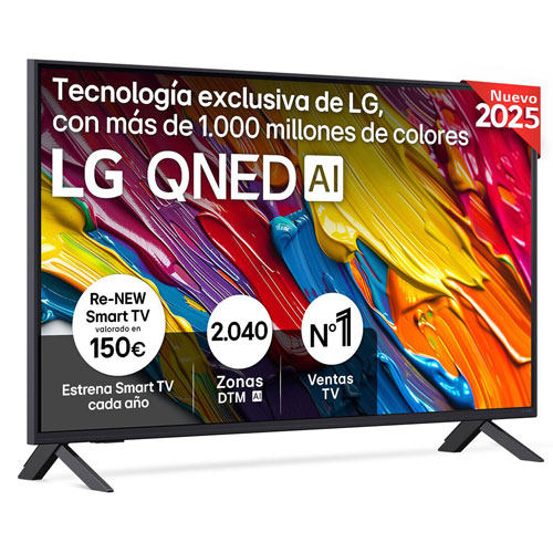 Televisor LG 43QNED82A6B UHD 4K 43" G Smart TV IA
