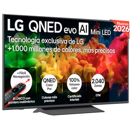 Televisor LG 55QNED81B6A UHD 4K 55" F Smart TV IA