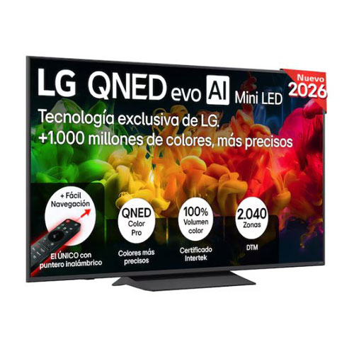 Televisor LG 65QNED81B6A UHD 4K 65" F Smart TV IA