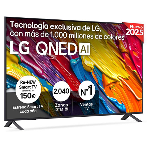 Televisor LG 75QNED82A6B UHD 4K 75" D Smart TV IA