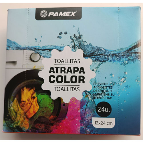 Toallitas absorbentes atrapacolores Pamex
