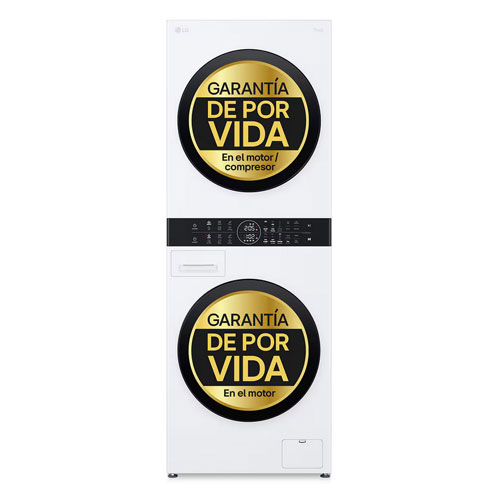 Torre de lavado y secado LG WT1210WWF Lavado 12Kg Secado 10Kg 1400rpm A/C Blanco