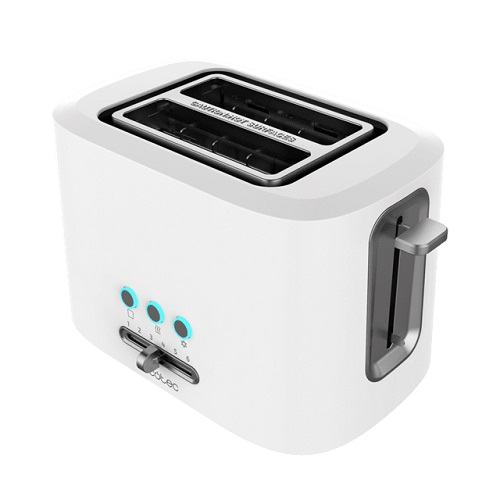 Tostador Cecotec Toast&Taste 9000 Double White 2 ranuras cortas extraanchas ref.03188
