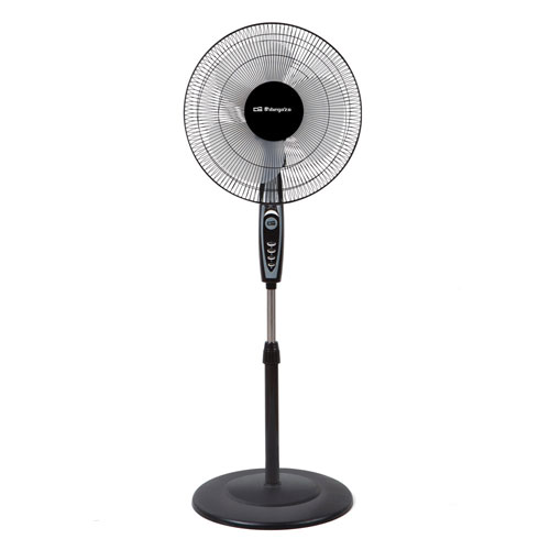 Ventilador de pie Orbegozo SF0148 3 velocidades 50W negro