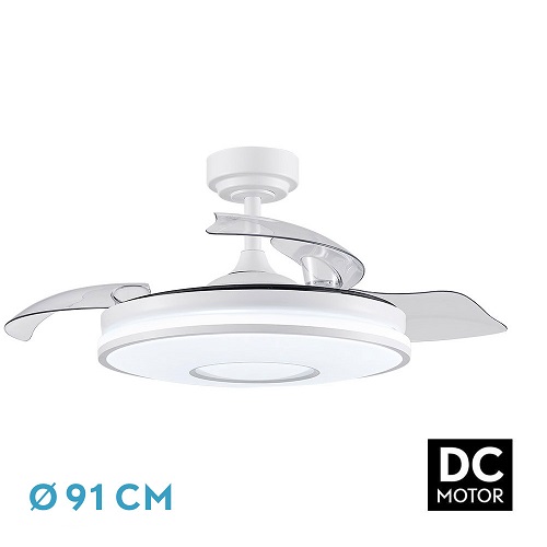 Ventilador de techo Fabrilamp Mini Dani Blanco 165399001