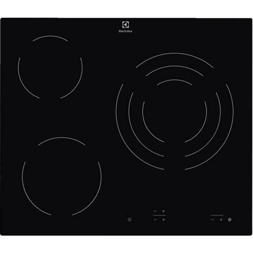 Vitrocerámica Electrolux EHF 6232 IOK 3 zonas 1 triple de 27 cms
