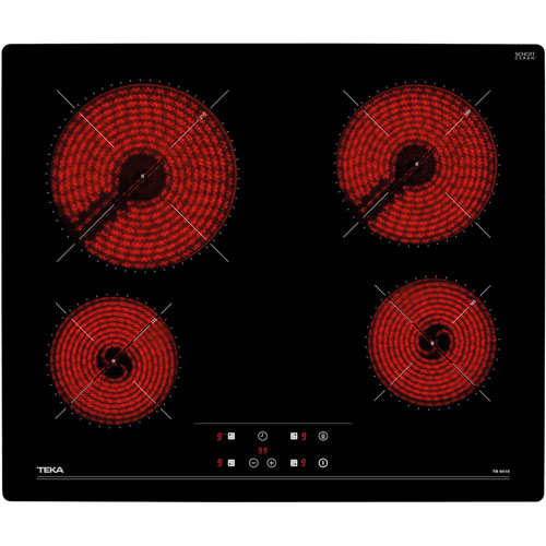 Vitrocerámica Teka TB PRO 6415 Ref. 40239042 4 fuegos cristal negro